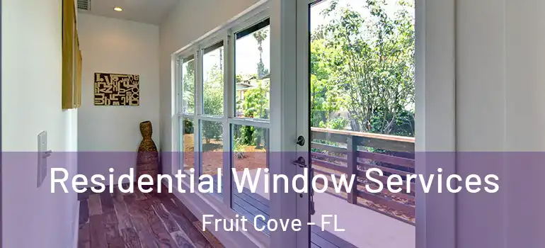  Residential Window Services Fruit Cove - FL