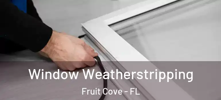  Window Weatherstripping Fruit Cove - FL